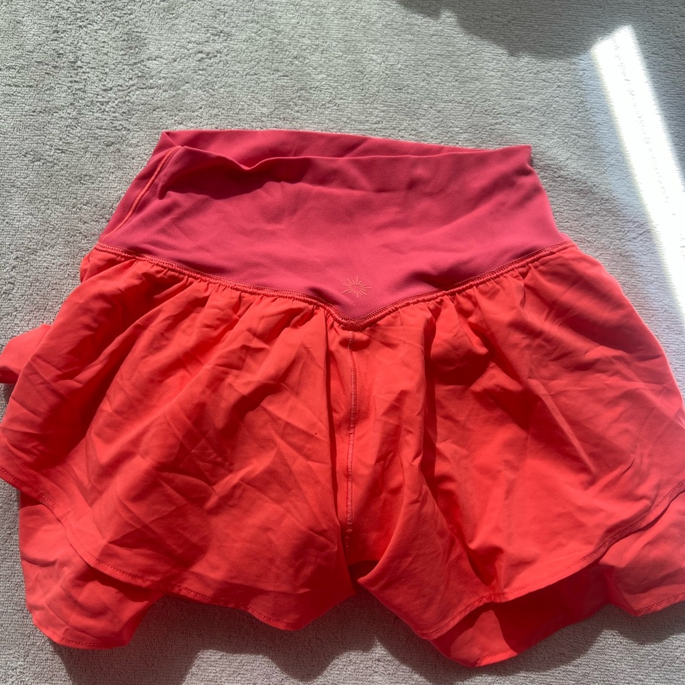 Aerie Bright Red Athletic Shorts